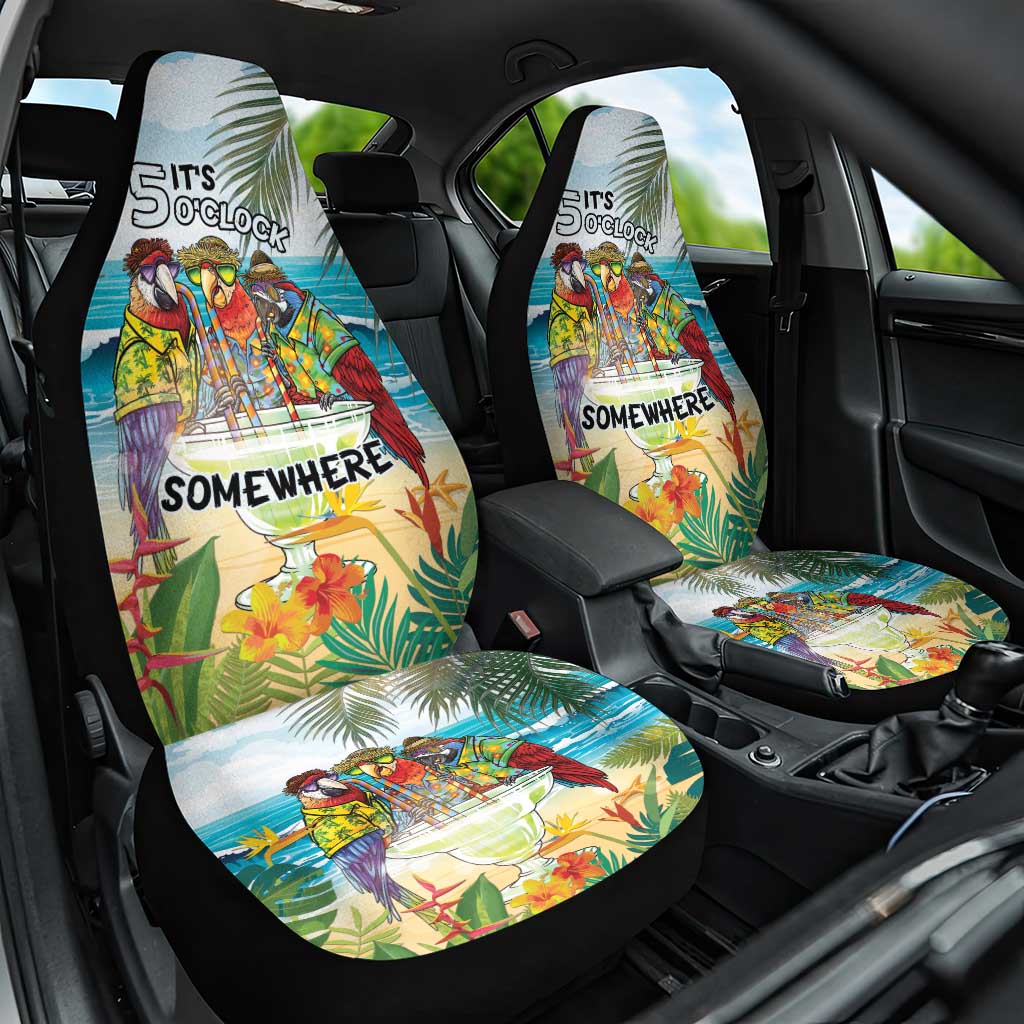 It's 5 o'clock Somewhere Car Seat Cover Beach Party - Wonder Print Shop