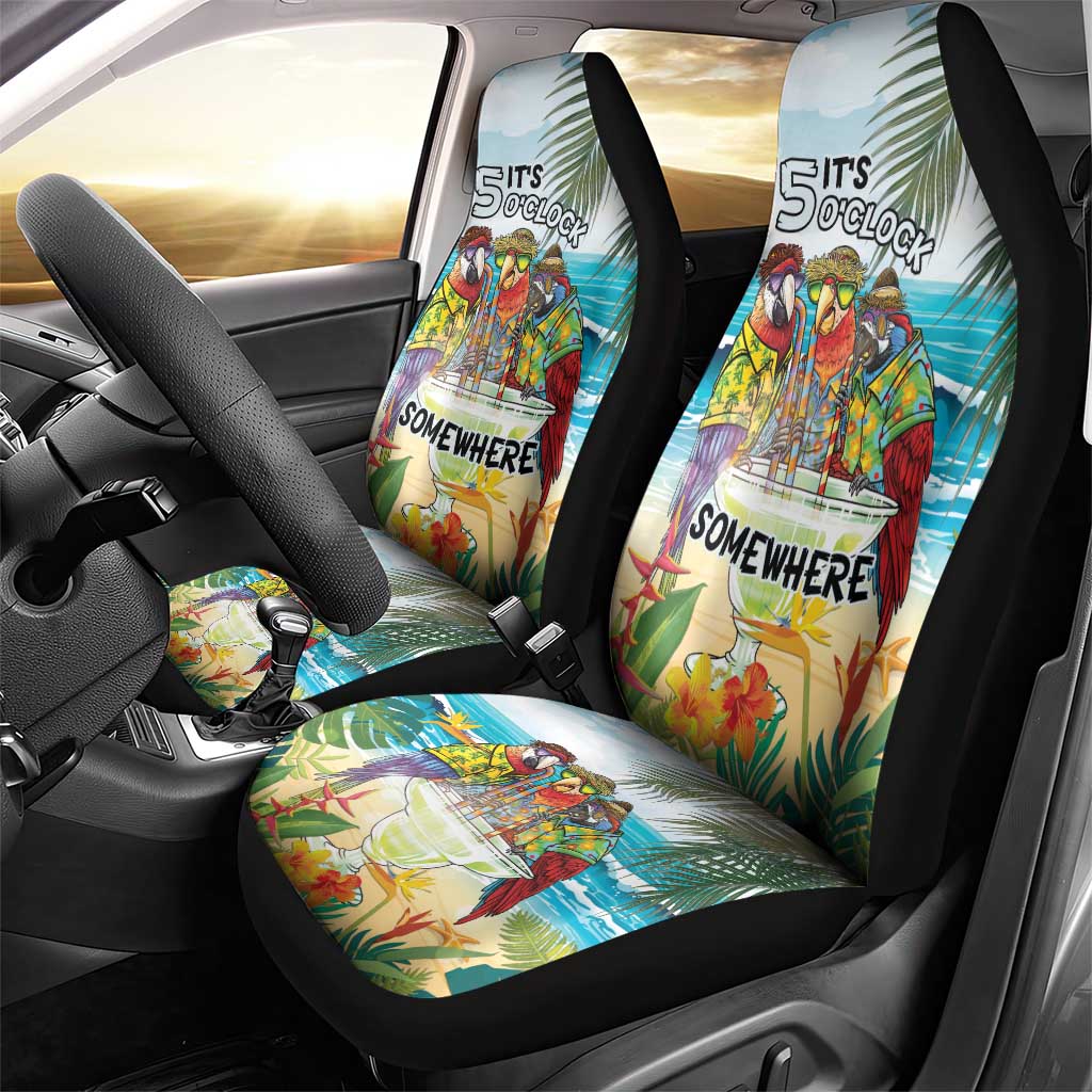 It's 5 o'clock Somewhere Car Seat Cover Beach Party - Wonder Print Shop