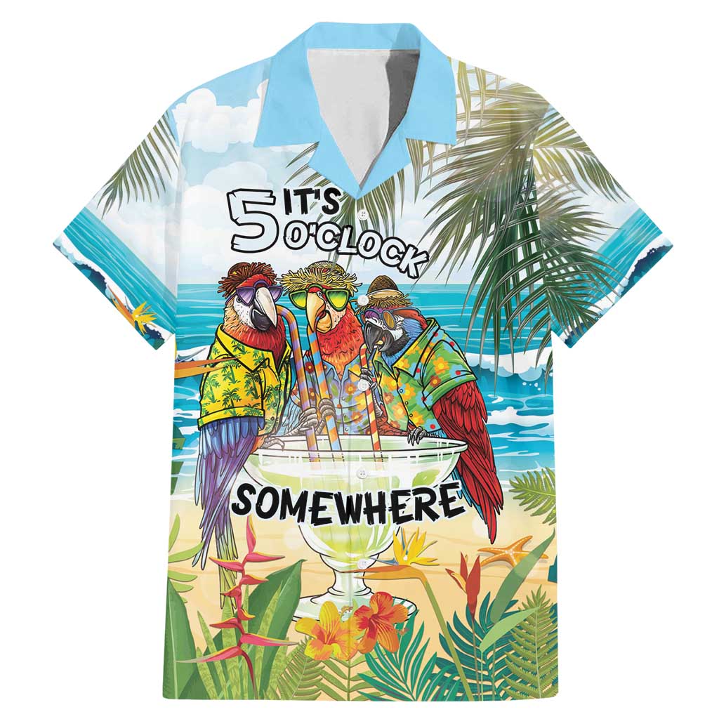 It's 5 o'clock Somewhere Family Matching Mermaid Dress and Hawaiian Shirt Beach Party - Wonder Print Shop