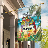 It's 5 o'clock Somewhere Garden Flag Beach Party - Wonder Print Shop