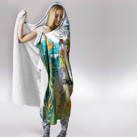 It's 5 o'clock Somewhere Hooded Blanket Beach Party - Wonder Print Shop
