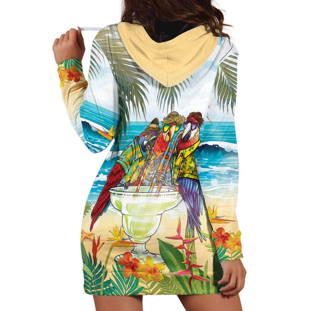 It's 5 o'clock Somewhere Hoodie Dress Beach Party - Wonder Print Shop