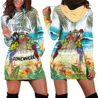 It's 5 o'clock Somewhere Hoodie Dress Beach Party - Wonder Print Shop
