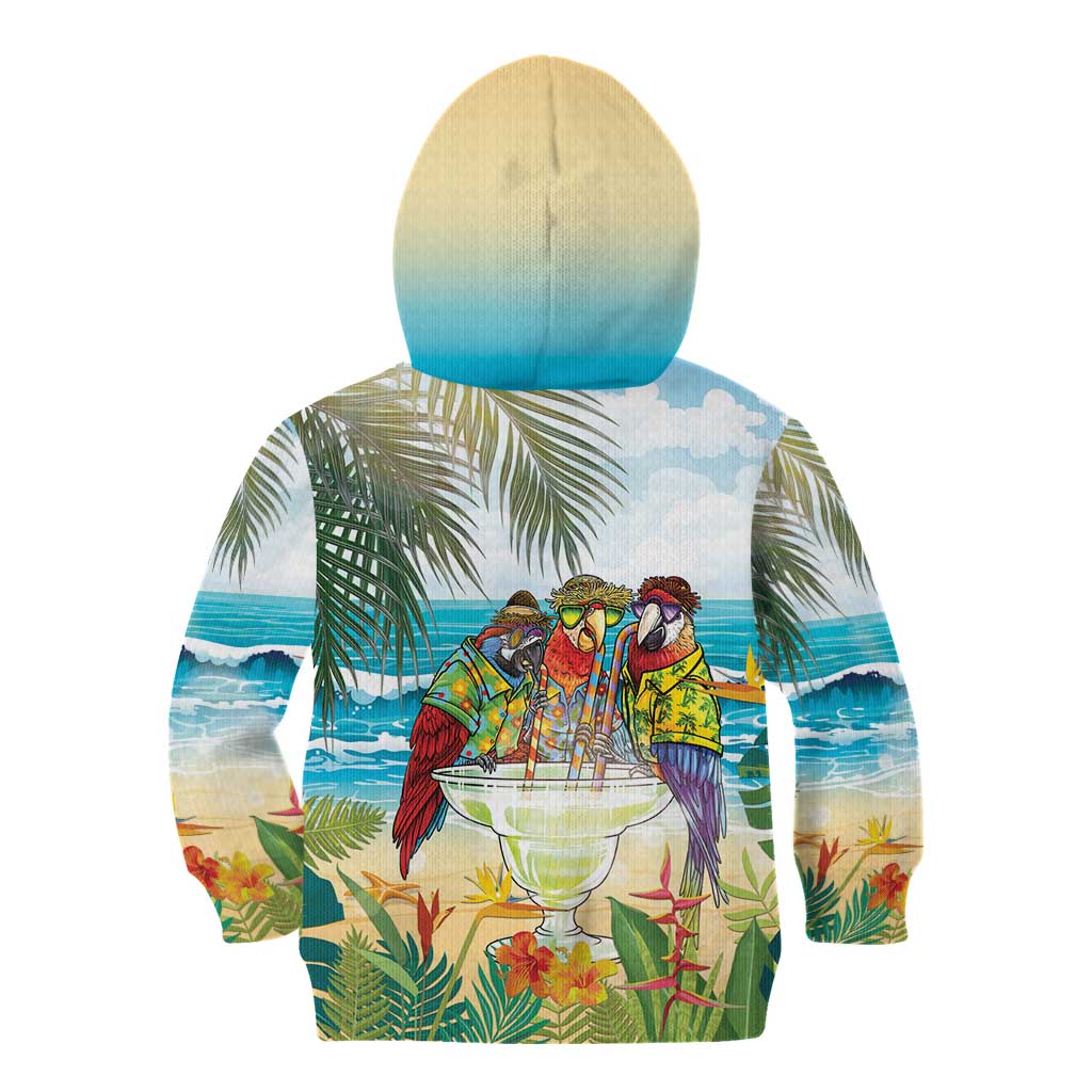 It's 5 o'clock Somewhere Kid Hoodie Beach Party - Wonder Print Shop