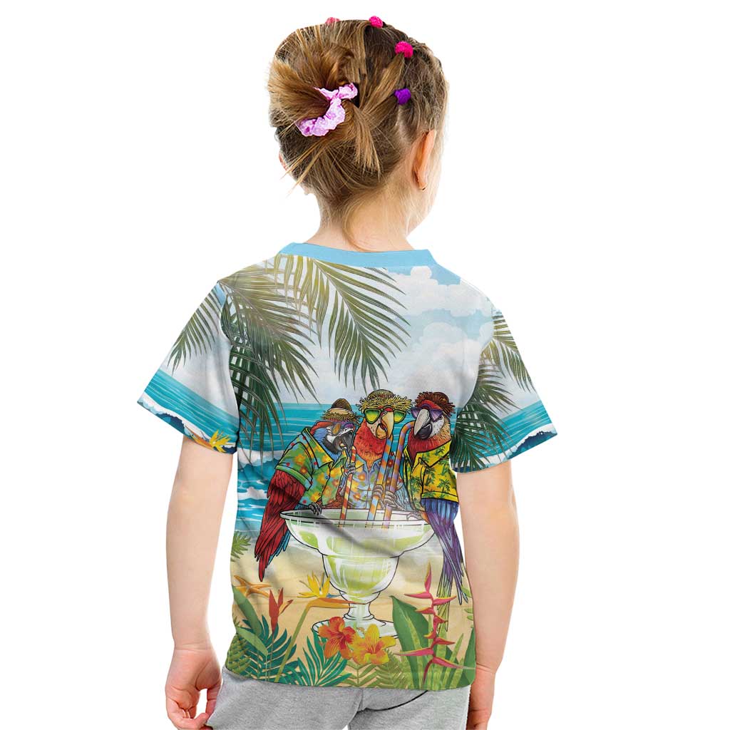 It's 5 o'clock Somewhere Kid T Shirt Beach Party - Wonder Print Shop