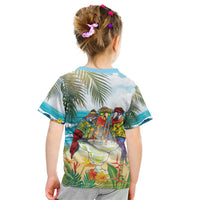 It's 5 o'clock Somewhere Kid T Shirt Beach Party - Wonder Print Shop