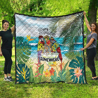 It's 5 o'clock Somewhere Quilt Beach Party - Wonder Print Shop
