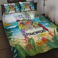 It's 5 o'clock Somewhere Quilt Bed Set Beach Party - Wonder Print Shop