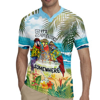 It's 5 o'clock Somewhere Rugby Jersey Beach Party - Wonder Print Shop