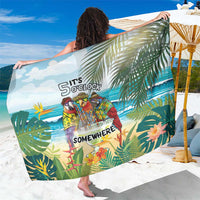 It's 5 o'clock Somewhere Sarong Beach Party - Wonder Print Shop
