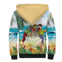 It's 5 o'clock Somewhere Sherpa Hoodie Beach Party - Wonder Print Shop