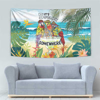 It's 5 o'clock Somewhere Tapestry Beach Party - Wonder Print Shop