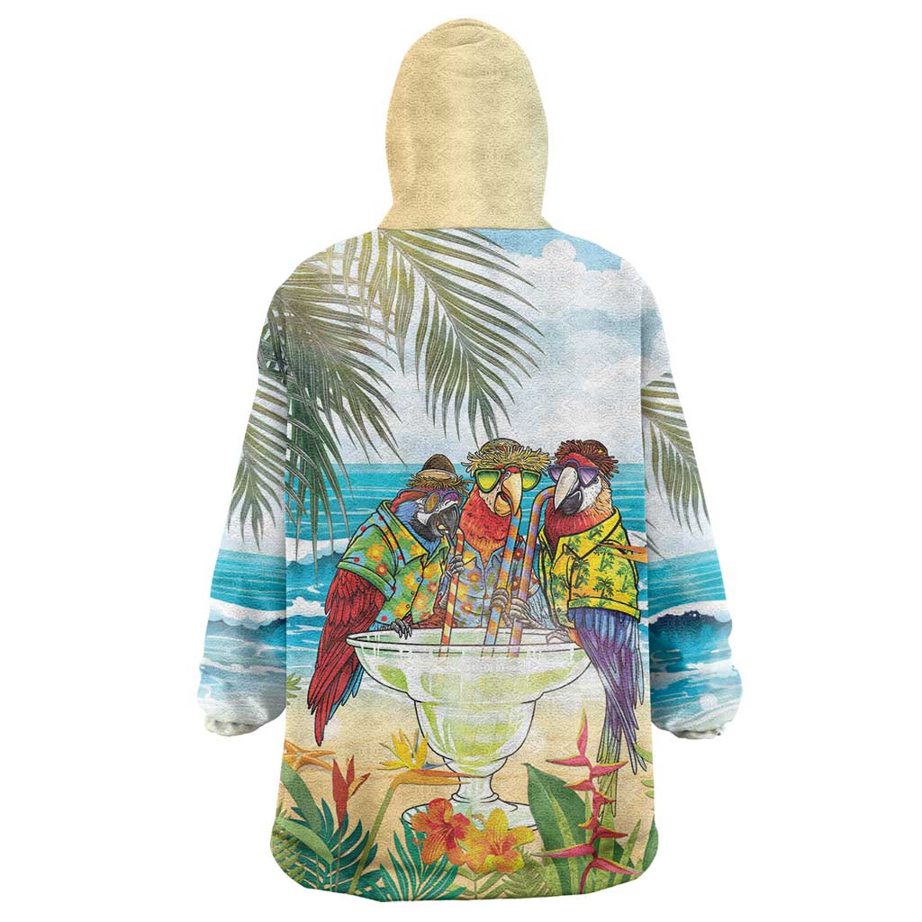 It's 5 o'clock Somewhere Wearable Blanket Hoodie Beach Party - Wonder Print Shop