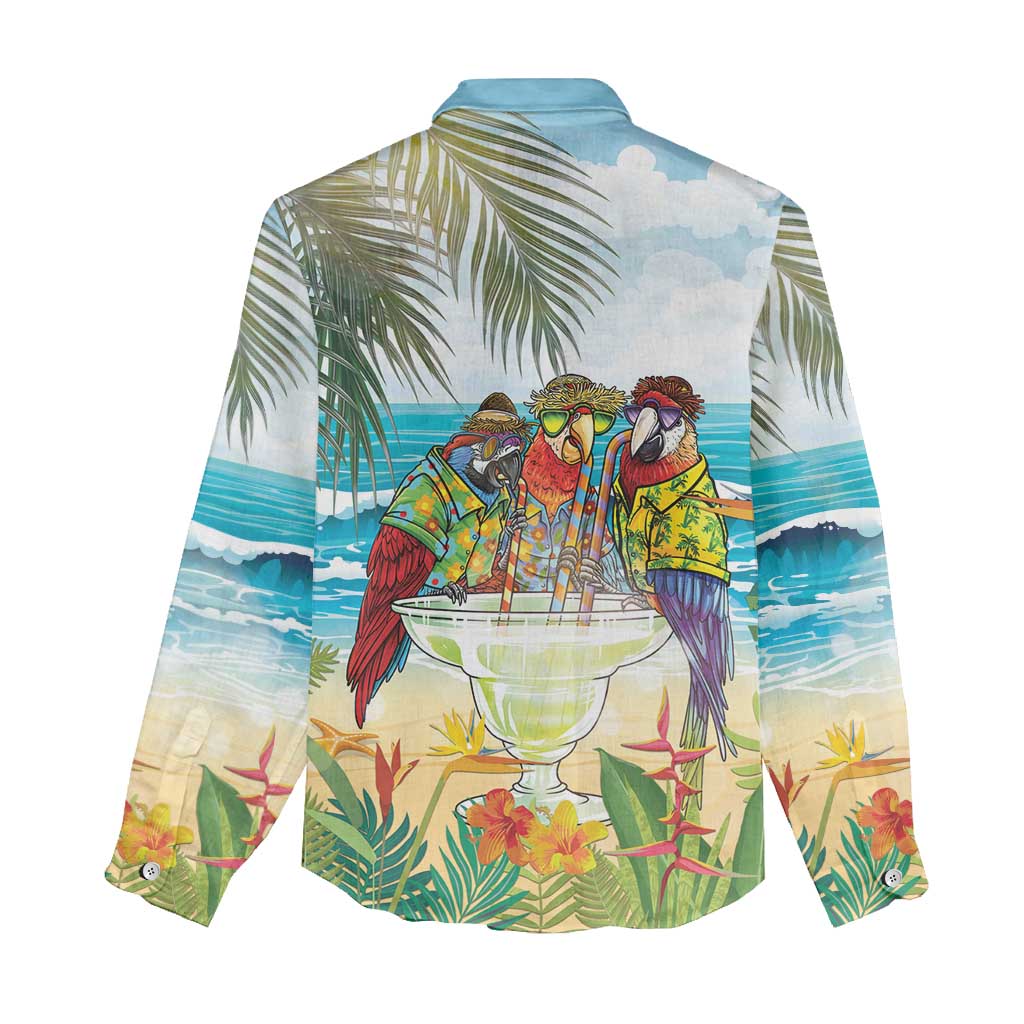 It's 5 o'clock Somewhere Women Casual Shirt Beach Party - Wonder Print Shop