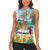 It's 5 o'clock Somewhere Women Sleeveless Polo Shirt Beach Party - Wonder Print Shop
