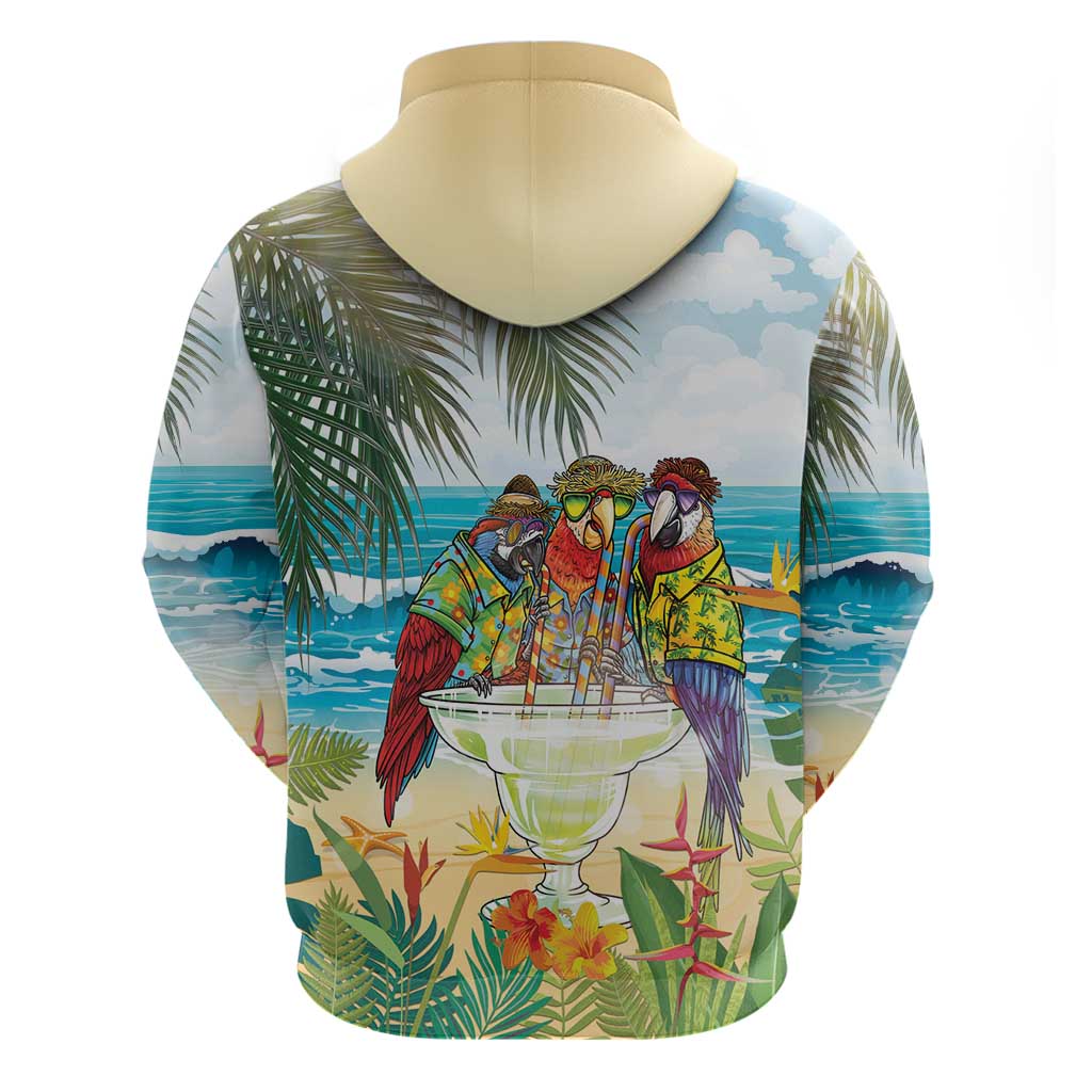 It's 5 o'clock Somewhere Zip Hoodie Beach Party - Wonder Print Shop