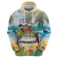 It's 5 o'clock Somewhere Zip Hoodie Beach Party - Wonder Print Shop