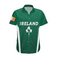 Personalised Ireland Rugby Hawaiian Shirt World Cup 2023 GO Shamrocks - Wonder Print Shop