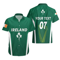 Personalised Ireland Rugby Hawaiian Shirt World Cup 2023 GO Shamrocks - Wonder Print Shop