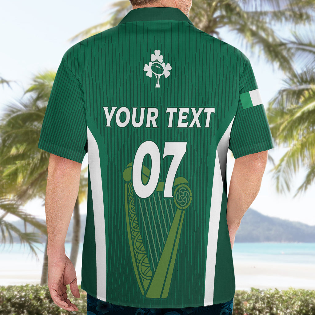 Personalised Ireland Rugby Hawaiian Shirt World Cup 2023 GO Shamrocks - Wonder Print Shop