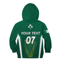 Personalised Ireland Rugby Kid Hoodie World Cup 2023 GO Shamrocks - Wonder Print Shop