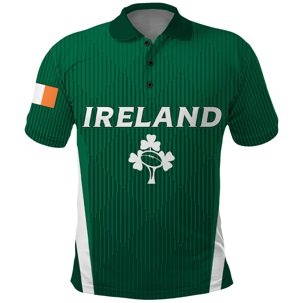 Personalised Ireland Rugby Polo Shirt World Cup 2023 GO Shamrocks - Wonder Print Shop