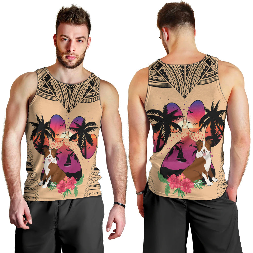 polynesian-men-tank-top-dog-lover-with-border-collie-sunset-at-the-beach
