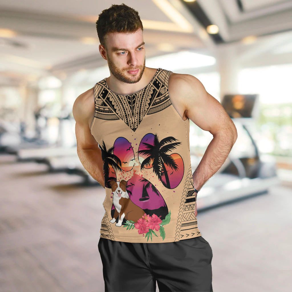 polynesian-men-tank-top-dog-lover-with-border-collie-sunset-at-the-beach