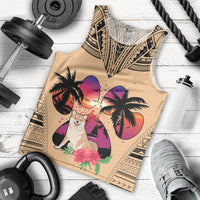 polynesian-men-tank-top-dog-lover-with-shiba-inu-sunset-at-the-beach