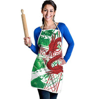 Wales Cymru Am Byth Apron Celtic Dragon Triskelion - Wonder Print Shop