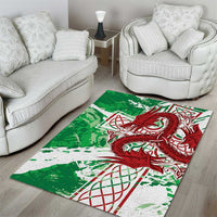 Wales Cymru Am Byth Area Rug Celtic Dragon Triskelion - Wonder Print Shop