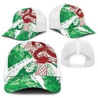 Wales Cymru Am Byth Baseball Net Cap Celtic Dragon Triskelion - Wonder Print Shop