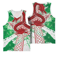 Wales Cymru Am Byth Basketball Jersey Celtic Dragon Triskelion - Wonder Print Shop