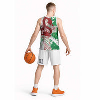 Wales Cymru Am Byth Basketball Jersey Celtic Dragon Triskelion - Wonder Print Shop