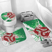 Wales Cymru Am Byth Bathroom Set Celtic Dragon Triskelion - Wonder Print Shop