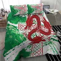 Wales Cymru Am Byth Bedding Set Celtic Dragon Triskelion - Wonder Print Shop