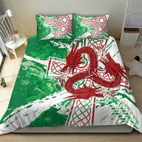 Wales Cymru Am Byth Bedding Set Celtic Dragon Triskelion - Wonder Print Shop