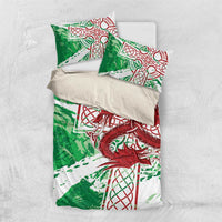 Wales Cymru Am Byth Bedding Set Celtic Dragon Triskelion - Wonder Print Shop