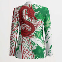 Wales Cymru Am Byth Blazer Celtic Dragon Triskelion - Wonder Print Shop