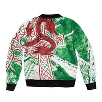 Wales Cymru Am Byth Bomber Jacket Celtic Dragon Triskelion - Wonder Print Shop