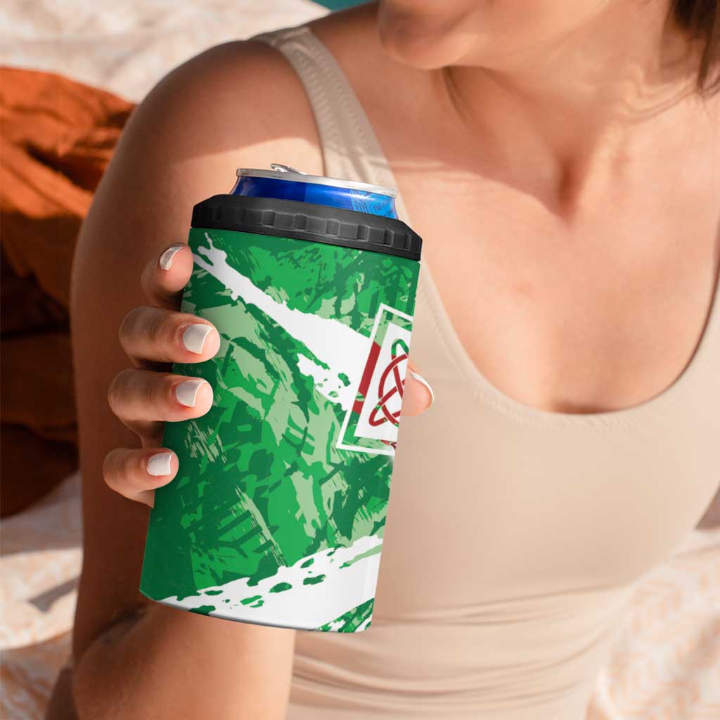 Wales Cymru Am Byth 4 in 1 Can Cooler Tumbler Celtic Dragon Triskelion - Wonder Print Shop