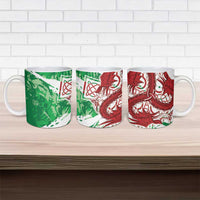 Wales Cymru Am Byth Ceramic Mug Celtic Dragon Triskelion - Wonder Print Shop
