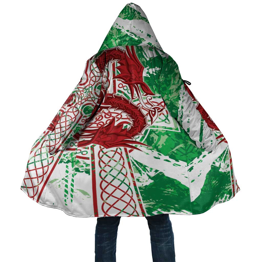 Wales Cymru Am Byth Cloak Celtic Dragon Triskelion - Wonder Print Shop