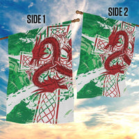 Wales Cymru Am Byth Garden Flag Celtic Dragon Triskelion - Wonder Print Shop