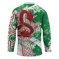 Wales Cymru Am Byth Hockey Jersey Celtic Dragon Triskelion - Wonder Print Shop