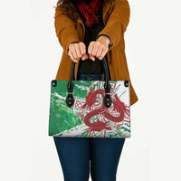 Wales Cymru Am Byth Leather Bag Celtic Dragon Triskelion - Wonder Print Shop