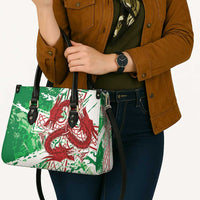 Wales Cymru Am Byth Leather Bag Celtic Dragon Triskelion - Wonder Print Shop