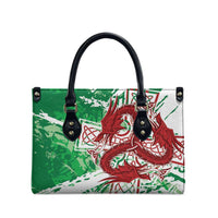 Wales Cymru Am Byth Leather Bag Celtic Dragon Triskelion - Wonder Print Shop