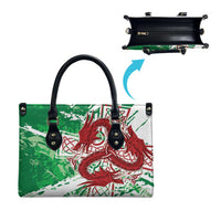 Wales Cymru Am Byth Leather Bag Celtic Dragon Triskelion - Wonder Print Shop