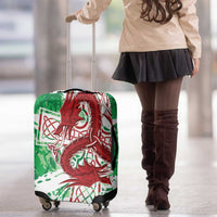 Wales Cymru Am Byth Luggage Cover Celtic Dragon Triskelion - Wonder Print Shop